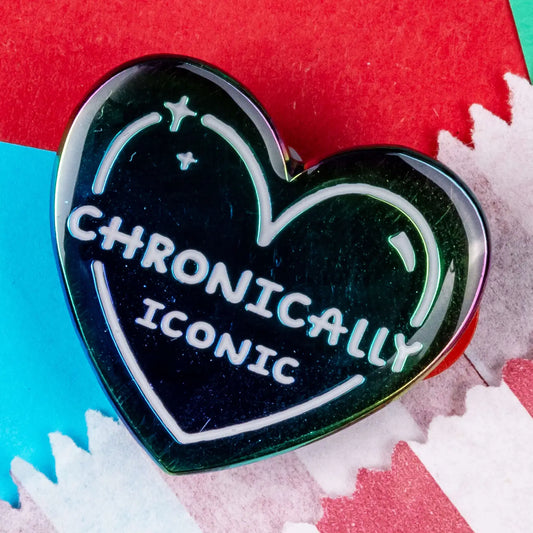 Chronically Iconic Enamel Pin