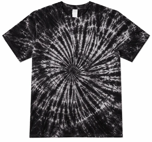 Midnight Spiral Tie Dye Tee