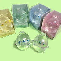 Molang Clear Mochi Squishy Figure Fidget Toy