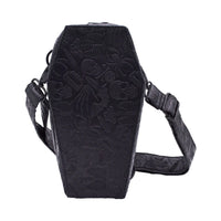 Coffin Embossed Skull Hip Pouch