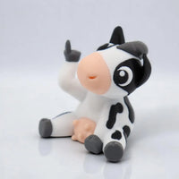 Cow Middle Finger Figurine