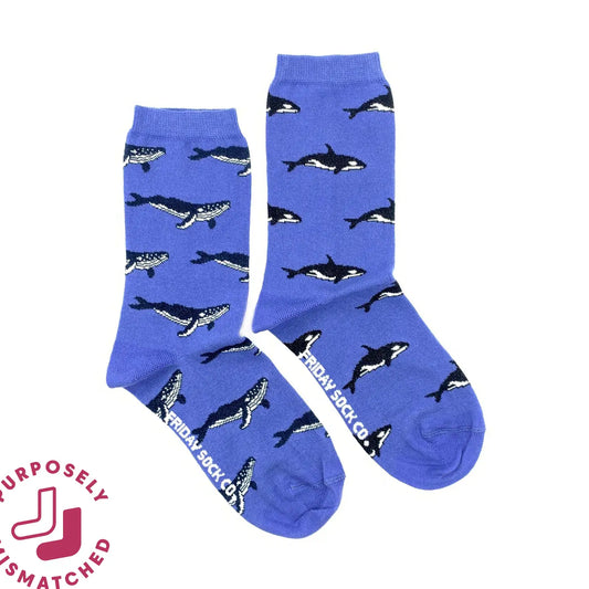 Humpback Whale & Orca Socks
