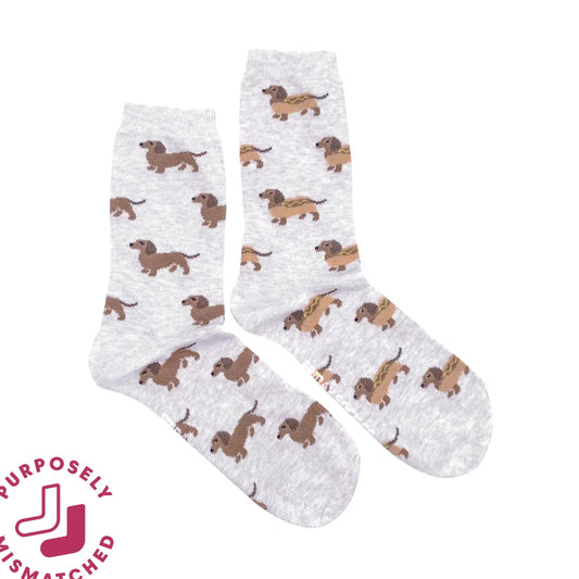 Weiner Dog Hot Dog Socks