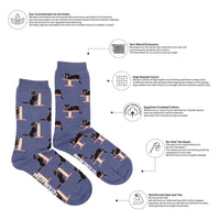 Cozy Black Cat Socks