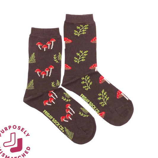 Mushroom Forest Socks