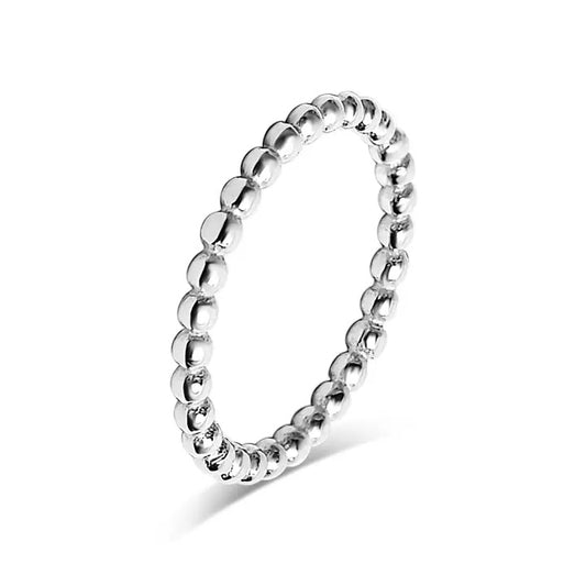 Stainless Steel Beaded Spacer Ring