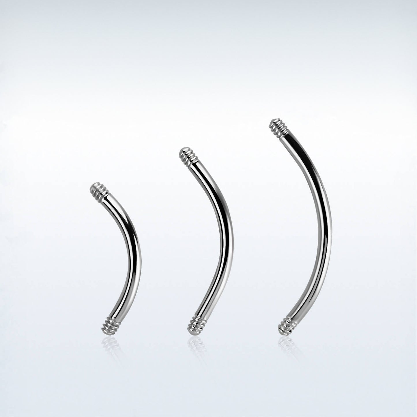 Barre incurvée en titane