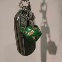 D20 Clasp Charms - Keychains / Zipper Pulls - Trpg Dice