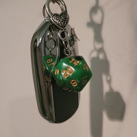 D20 Clasp Charms - Keychains / Zipper Pulls - Trpg Dice