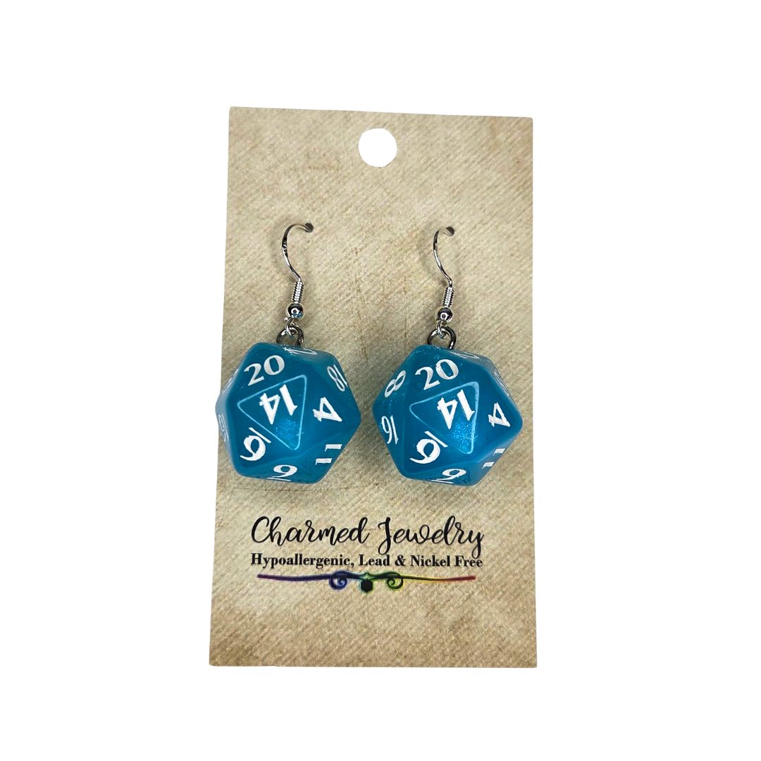 Assorted D20 Earring - Dice