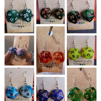 Assorted D20 Earring - Dice