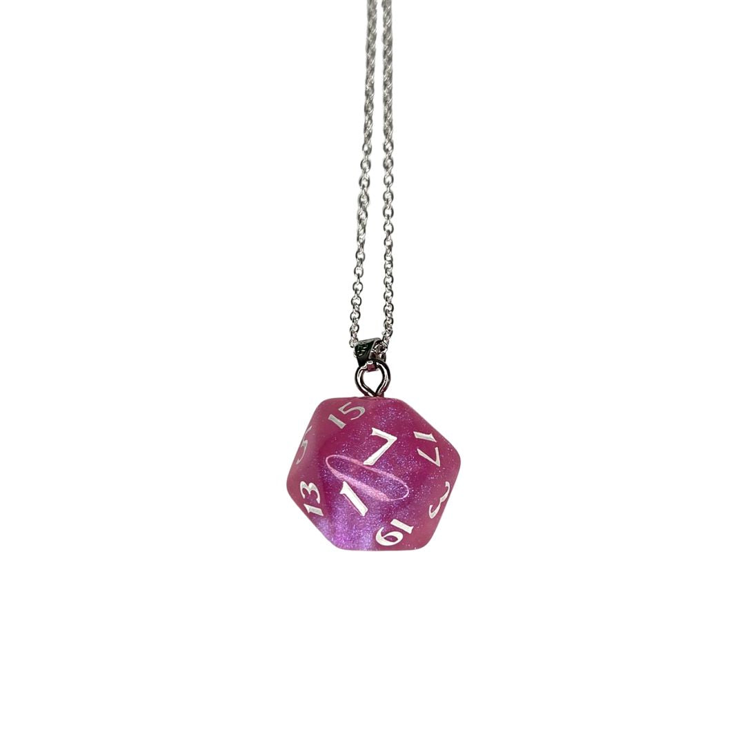 Assorted D20 Dice Necklaces