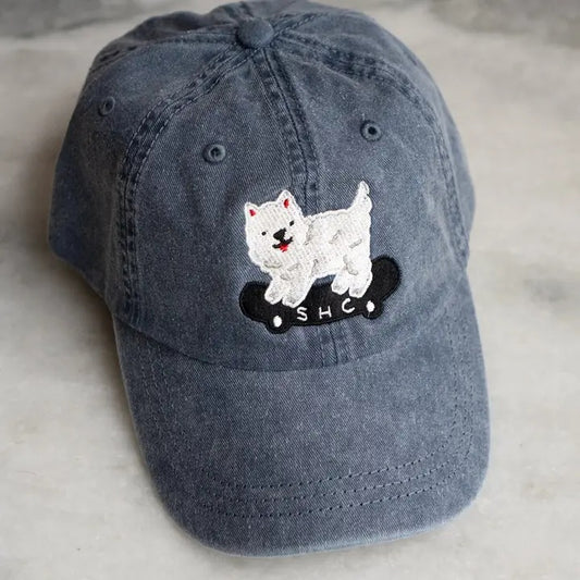 SK8 Dawg Dad Hat Dark Blue