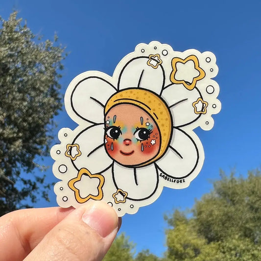 Daisy Clown Sticker
