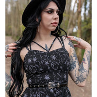 Crossover Midi Moonprint Dress