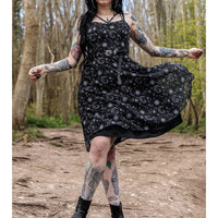 Crossover Midi Moonprint Dress