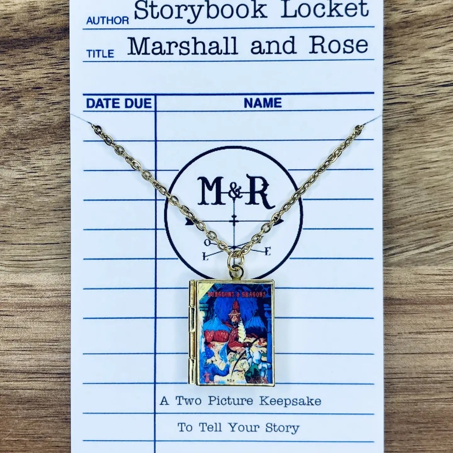 Book Locket Dungeons & Dragons - Red Dragon