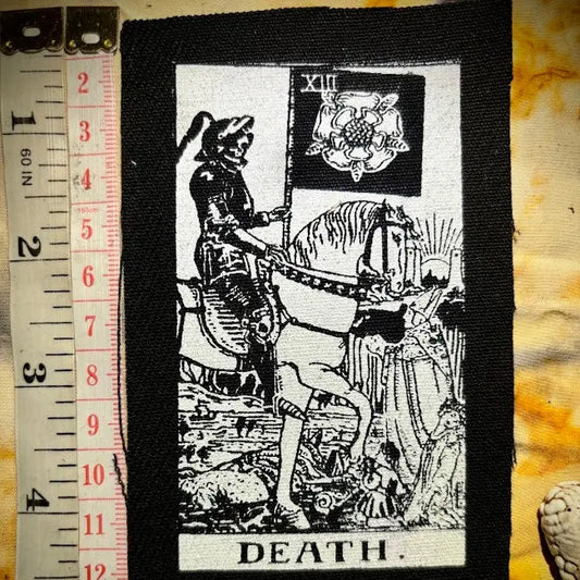 Death Tarot Card Patch.