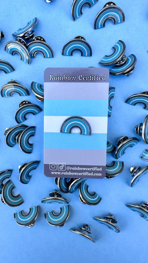 Demiboy Rainbow Pin
