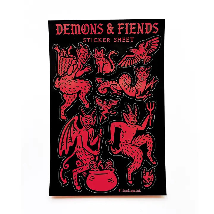 Demons Sticker Sheet