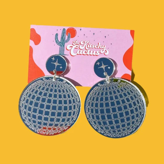 Stayin Alive-Disco Ball Earrings