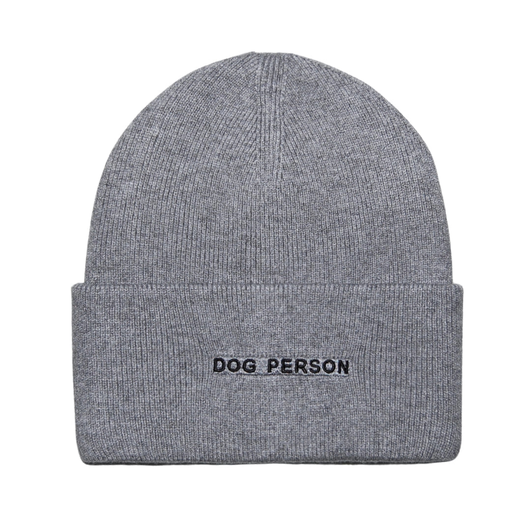 Dog Person Embroidered Beanie