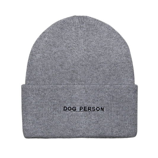 Dog Person Embroidered Beanie