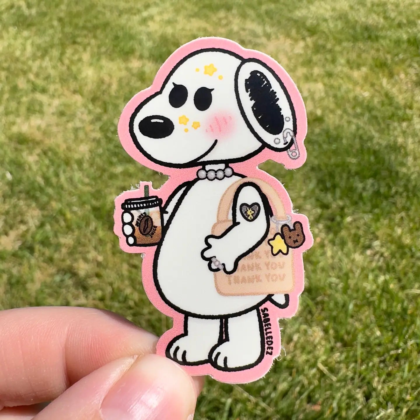 Dog Ready To Shop Sticker