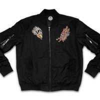 1%Talent Dragon + Eagle Bomber Jacket