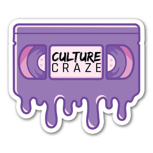 Drippy VHS Culture Craze Sticker