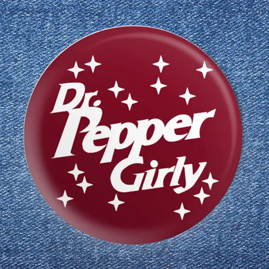Dr. Pepper Girly Button