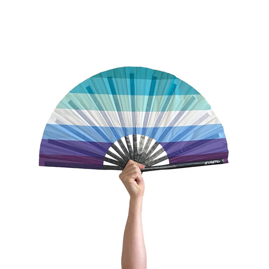 Trans-Inclusive Gay Mens Flag Fan