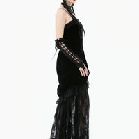 Lace Embroidered Bustier Dress