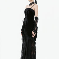 Lace Embroidered Bustier Dress