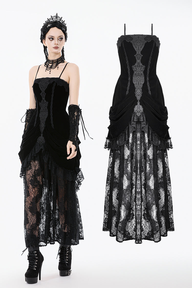 Lace Embroidered Bustier Dress