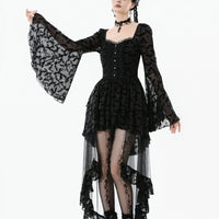Star & Moon Gothic Lolita Bat Hem Dress