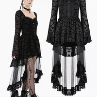 Star & Moon Gothic Lolita Bat Hem Dress