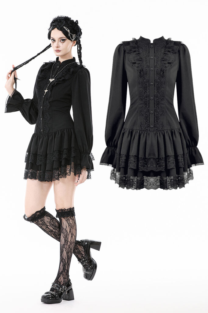 Lolita Drak Gothic Low Waist Drop
