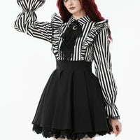Lolita Dark Striped Preppy Dress