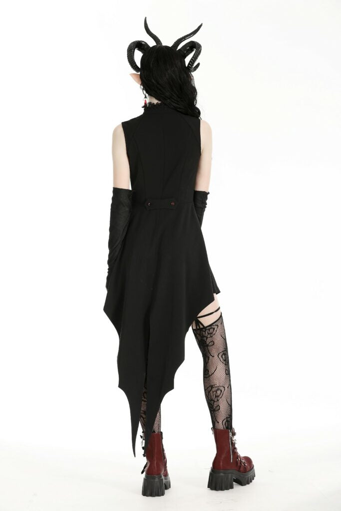 Little Devil Black And Red Tail Shirt Dress