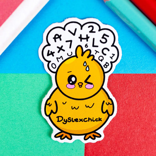 Dyslexchick Sticker - Dyslexic