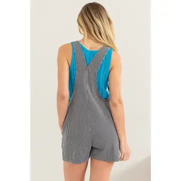 Pinstripe Shortalls