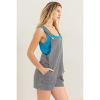 Pinstripe Shortalls