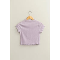 Lettuce Hem Crop Top