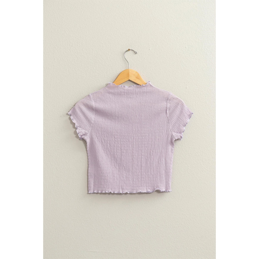 Lettuce Hem Crop Top