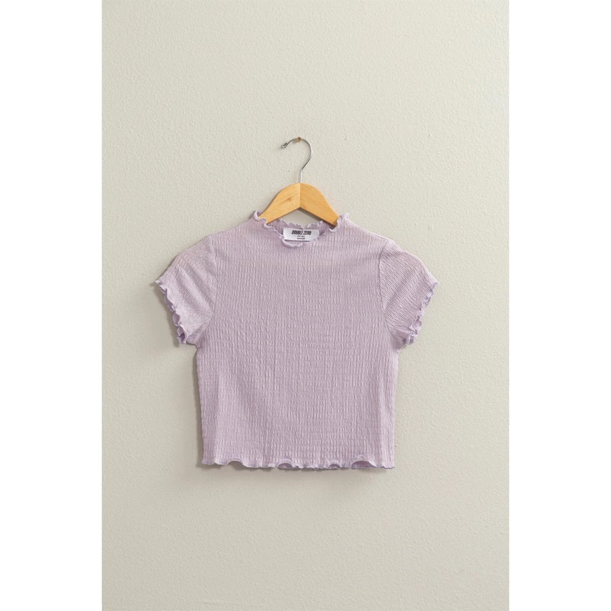 Lettuce Hem Crop Top