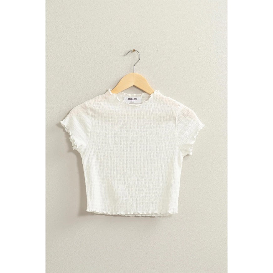Lettuce Hem Crop Top