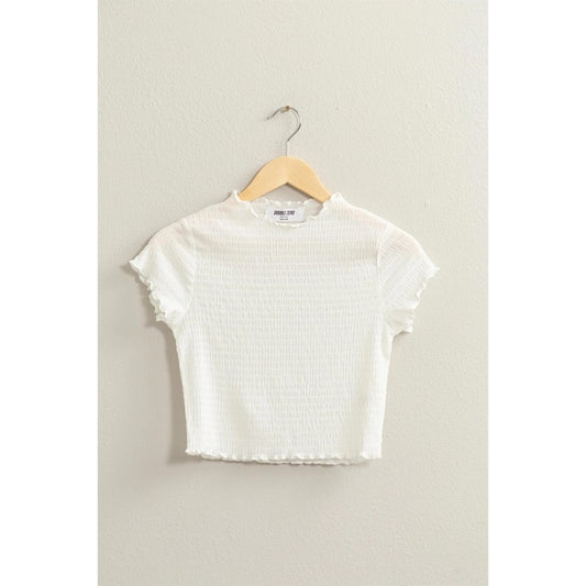 Lettuce Hem Crop Top