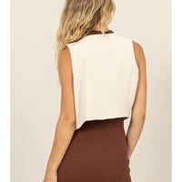 Tailored Button Down Vest