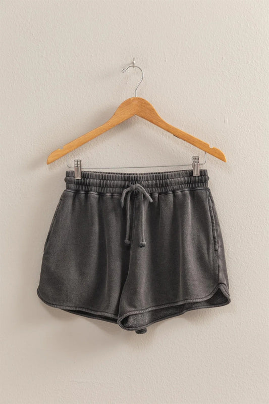 Drawstring Waist Casual Dolphin Shorts